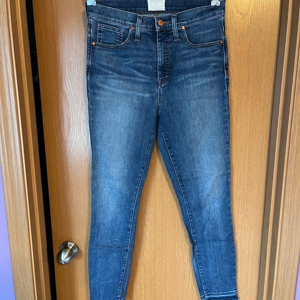 Caslon Dark Blue Skinny Jeans